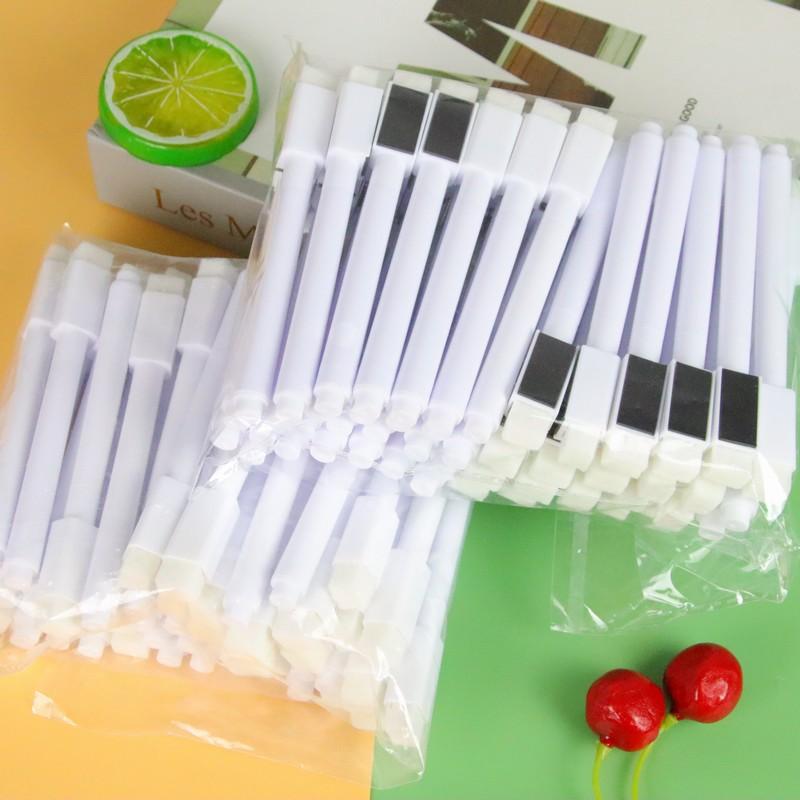 creative dust-free liquid chalk led light board pen magnetic blackboard pen with brush head erasable water-based white marking pen details Picture