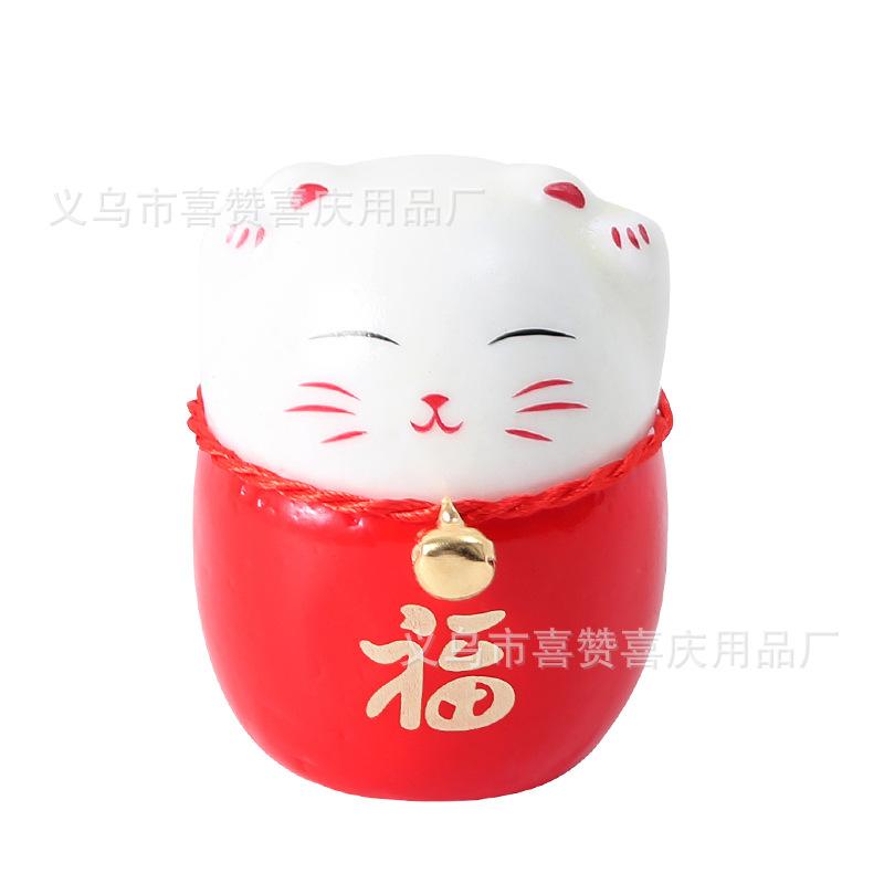 Lucky Cat Wholesale Amass Fortunes God of Wealth Blessing Bucket Decoration New Year Festival Diy Foam Material Package Item Picture