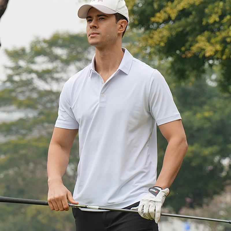 high-end functional golf apparels t-shirt  advertising shirt lapel short sleeve logo-ordered t-shirt group business attire