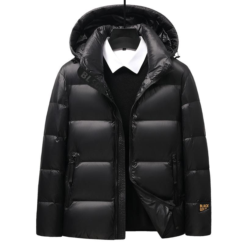 Black Gold Winter New Extremely Cold down Jacket Men's Bread Coat Thickened Cold Protection Warm Leisure Black Gold down Jacket Men Item Picture