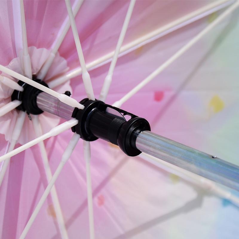 factory direct sales adult costume umbrella gauze performance craft umbrella dance props chinese peony umbrella one piece dropshipping Specification drawing