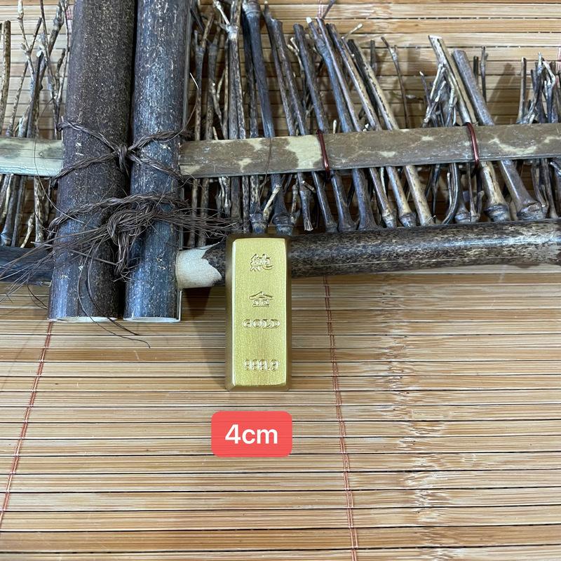 brass solid alluvial gold gold bar imitation gold pure copper craft decoration fake gold brick home crafts Application Scenario