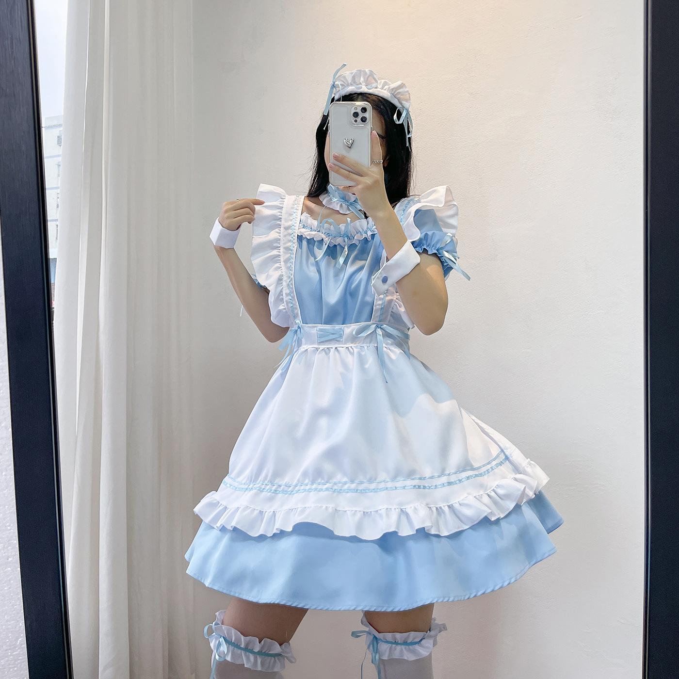 miracle's warmness travel around the world wine sweetheart maid costume lolita cute maid ware cosplay hand game Specification drawing