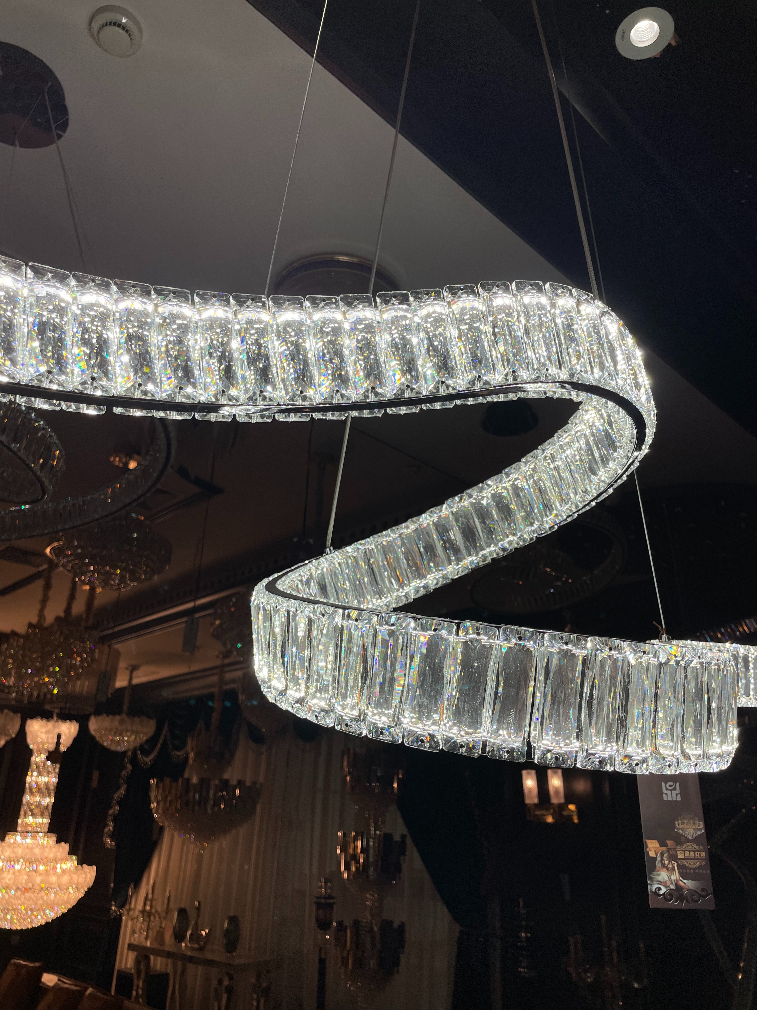 家用吊灯水晶灯吊顶灯 水晶吊灯 灯具灯饰 现代简约创意装饰灯具