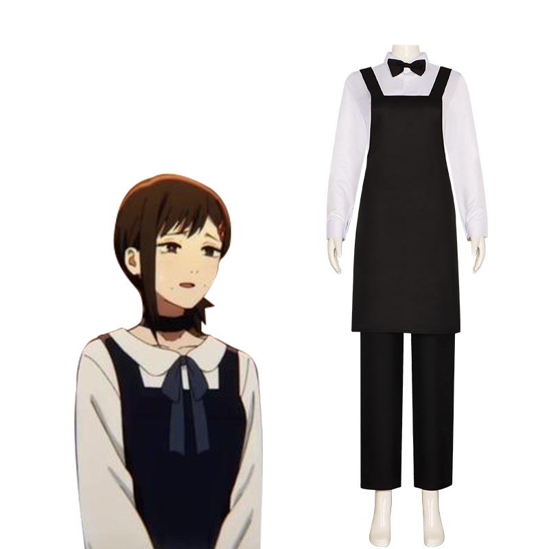 chainsaw man cos costume chain saw man maqi mapawa dongshan little red cosplay costumes uniform suit full figure