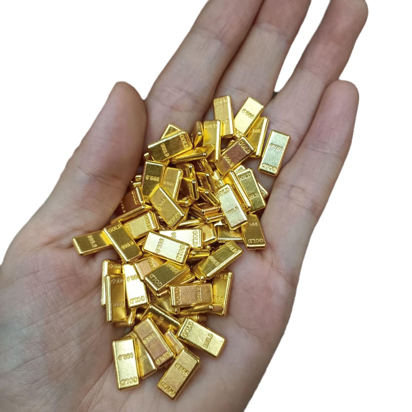 mini ingot copper golden wishes small melon seeds ingot abacus peanut gold rice bags small ornaments decorative accessories pendulum Item Picture