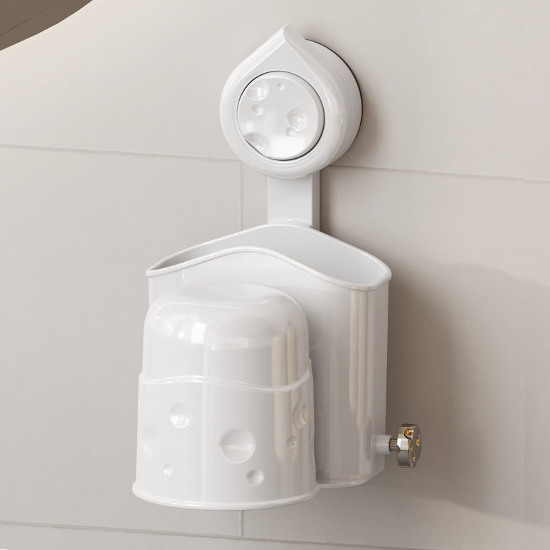 Q35-QY7526 Cheese suction cup Toothbrush Washing-up cup Storage holder Free punch removable removable bathroom gargle cup Item Picture