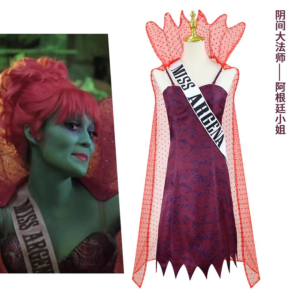 cross-border halloween mademoiselle argentina same style cos costume european and american film and television cosplay clothing full figure