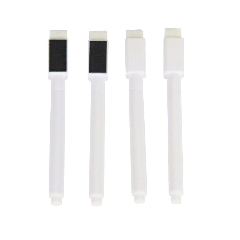 with brush head white liquid chalk blackboard pen with magnetic erasable dust-free environmentally friendly led light board pen water-based fluorescent pen Item Picture