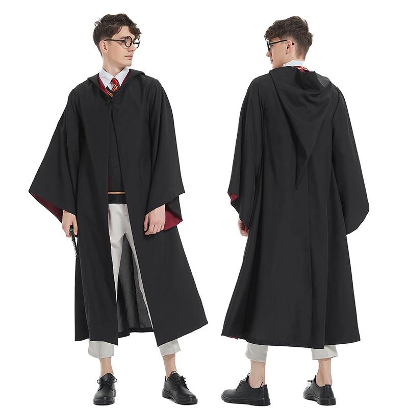 Cross-Border New Harry Potter Academy Robe Studio Magic Robe Cos Clothing Halloween Cospy Performance Costume Item Picture