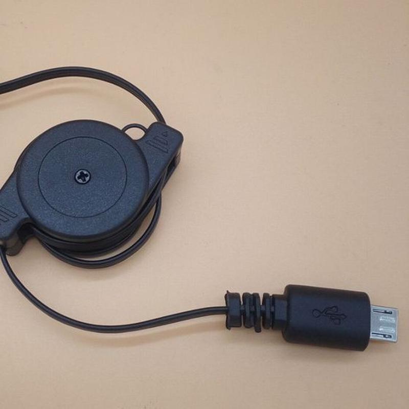 factory direct sales usb automatic shrink android mobile phone charging telescopic cable with data transmission details Picture