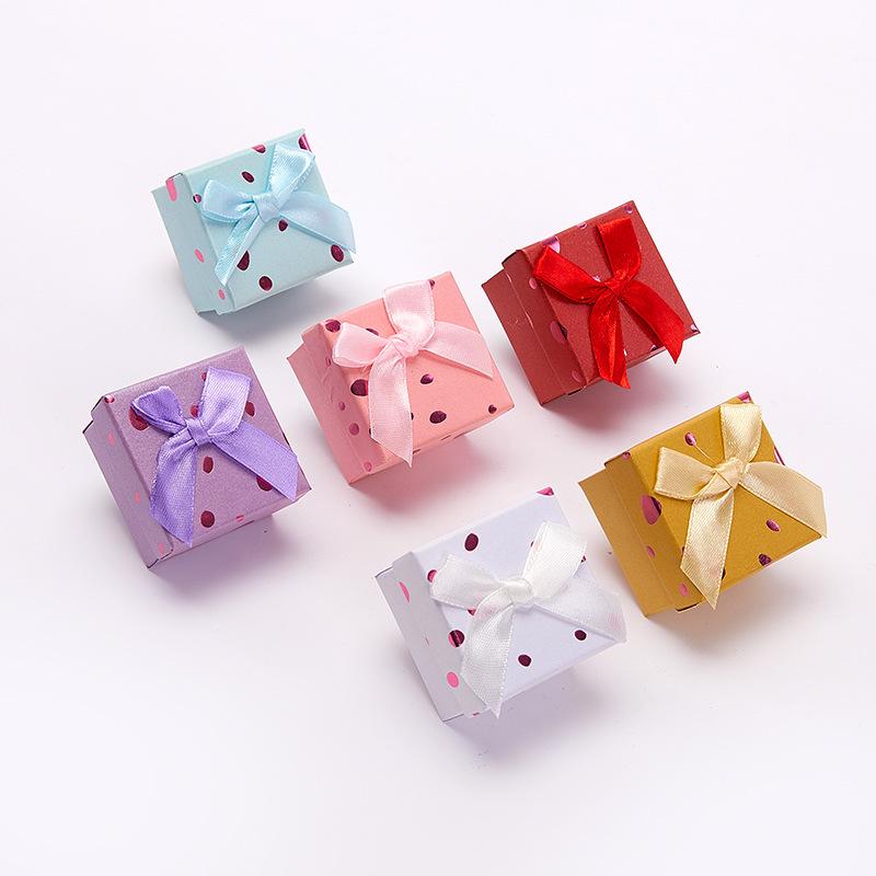 jewelry storage bow jewellery box necklace box ring box earrings bracelet box jewelry packaging box