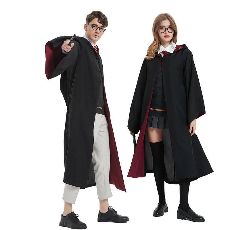 Cross-Border New Harry Potter Academy Robe Studio Magic Robe Cos Clothing Halloween Cospy Performance Costume Application Scenario