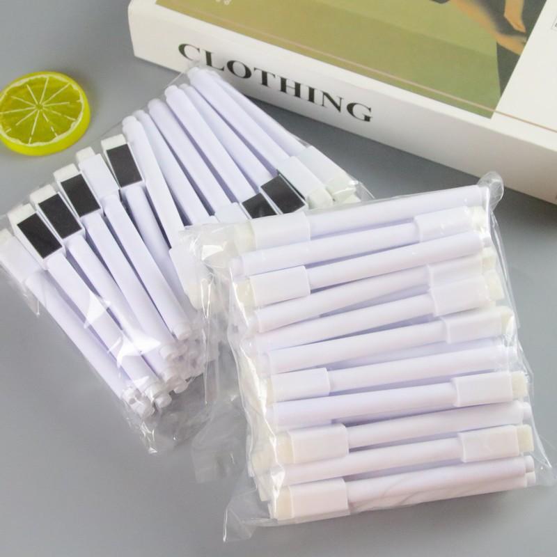 with brush head white liquid chalk blackboard pen with magnetic erasable dust-free environmentally friendly led light board pen water-based fluorescent pen Specification drawing
