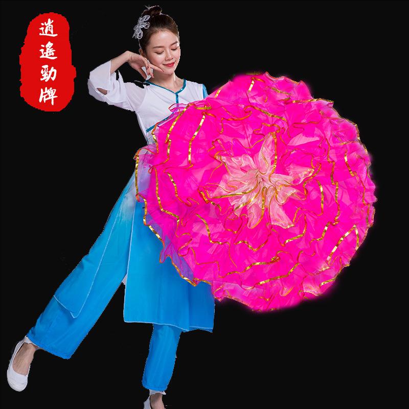 factory direct sales adult costume umbrella gauze performance craft umbrella dance props chinese peony umbrella one piece dropshipping full figure