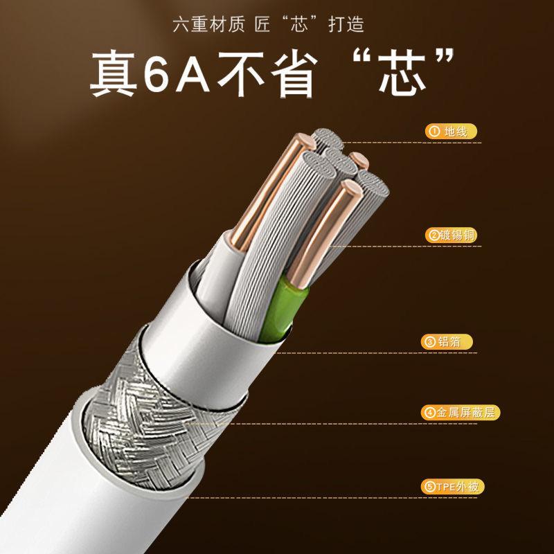 6a data cable super fast charge type c charging cable for huawei usb orange rubber core charging cable flash charging tpe details Picture