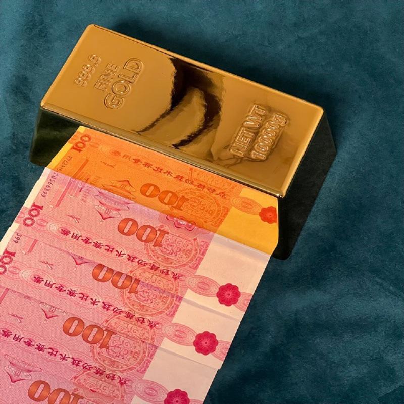 2024 gold brick red envelope dragon year box surprise chinese new year money red box fortune red envelope gold brick details Picture