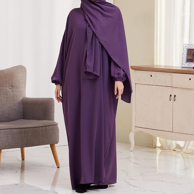 Xg2057 Cross-Border Women's Clothing Dress Middle East Turkey Hijab Robe Dress Item Picture