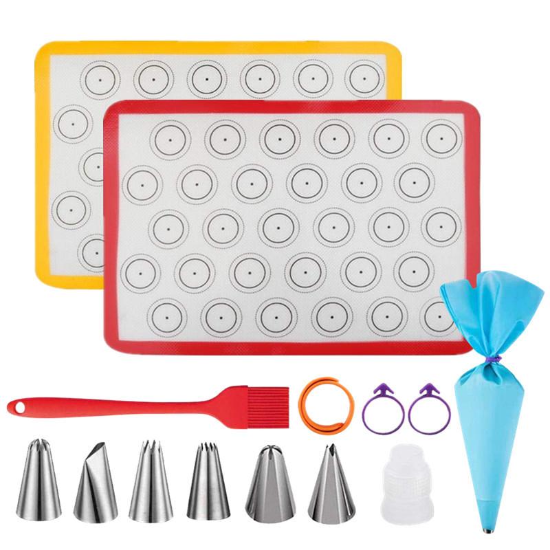 macaron silicone pad high temperature resistant silicone pad silicone baking mat non-stick oven mat baking mat details Picture