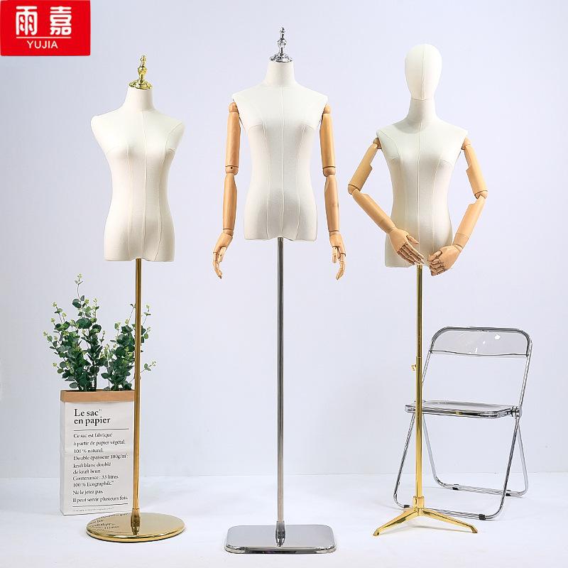 clothing store mannequin women's half-body women's window mannequin clothing display rack wedding dress mannequin shelf