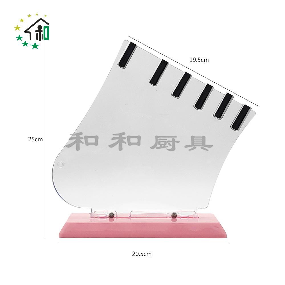 new diamond with knife holder household kitchen knife for women only stainless steel spray paint slicing knife meat cutting fruit knife combination Application Scenario
