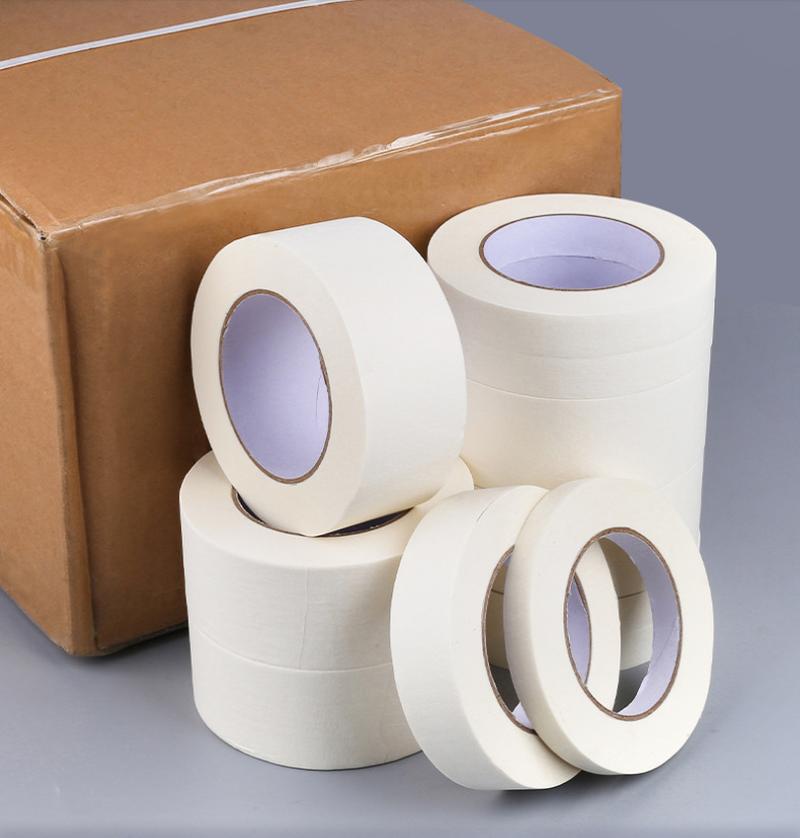 masking tape adhesive glassine tape tape decoration masking tape spray paint can be shredded single-sided adhesive wholesale gifts white details Picture