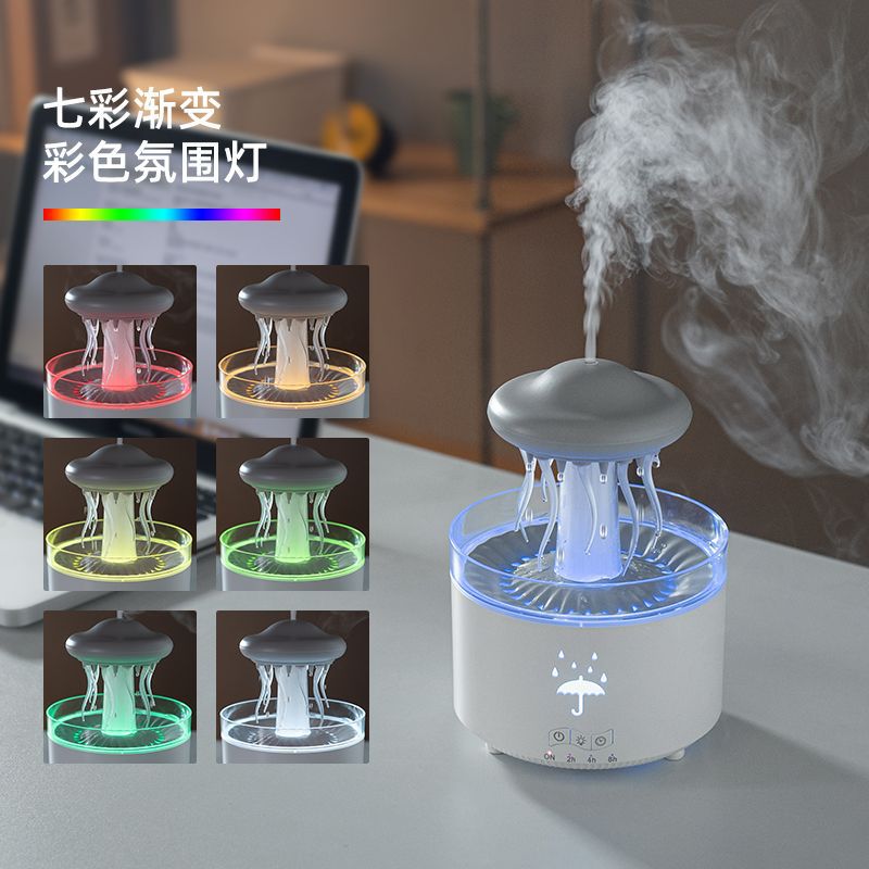 香薰机加湿器/香薰机/车载香薰机/潮玩创意/草莓熊白底实物图