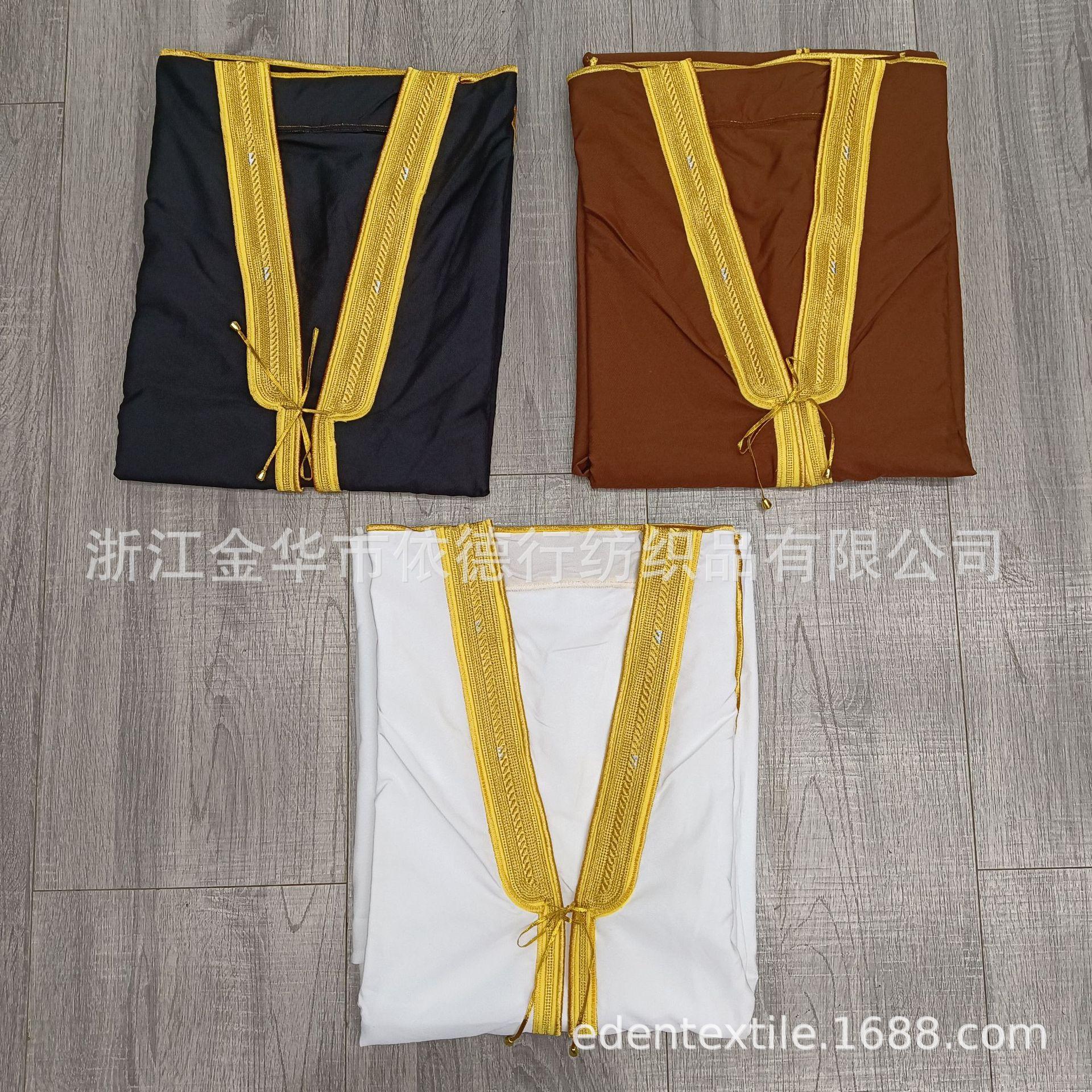 arabian gown middle east men's clothing robe saudi arabia dubai famous ethnic clothing in stock factory direct sales Item Picture