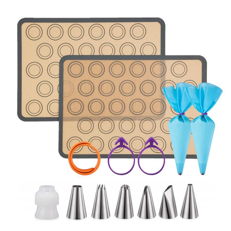 macaron silicone pad high temperature resistant silicone pad silicone baking mat non-stick oven mat baking mat full figure