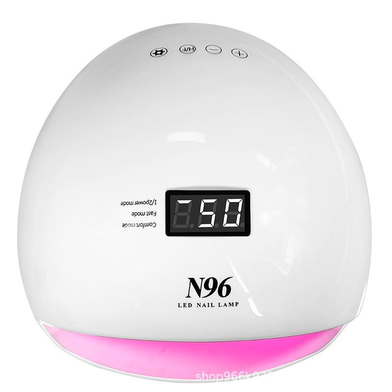 Cross-Border New Arrival 96W Red Light Heating Lamp Hot Lamp Nail Art Led Phototherapy Machine No Tingling N96 Nail Lamp Dryer Item Picture