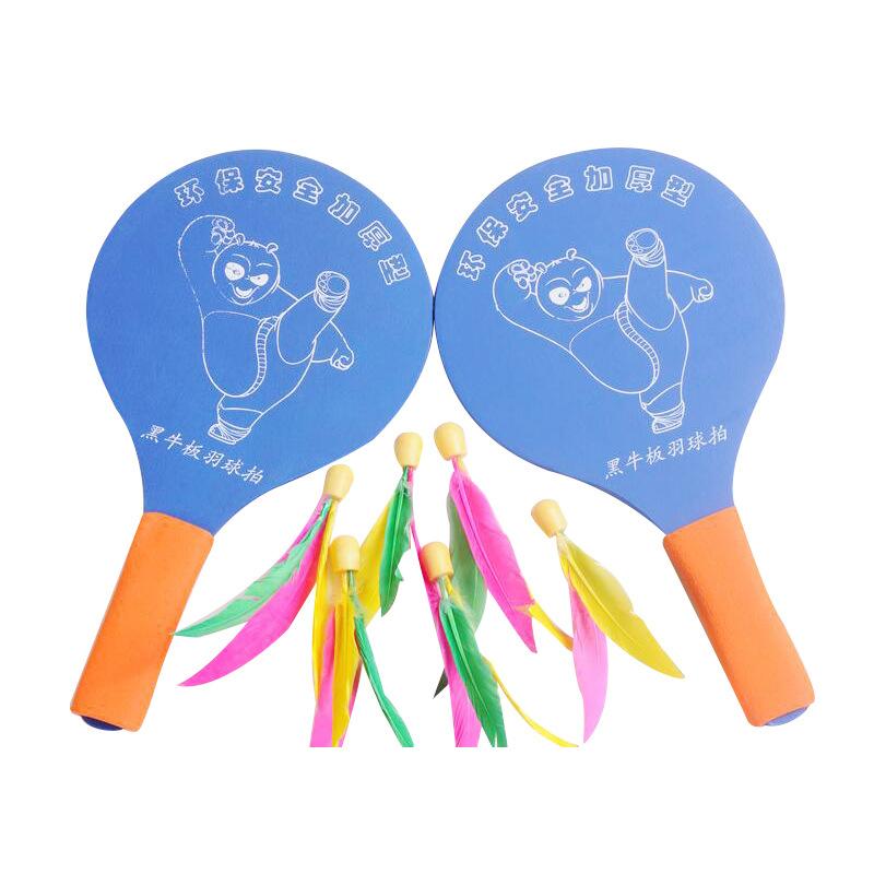 Poplar Floor Paint Shakehand Grip Color Simple Battledore and Shuttlecock Durable Leisure Table Tennis Rackets Sporting Goods Wholesale Application Scenario