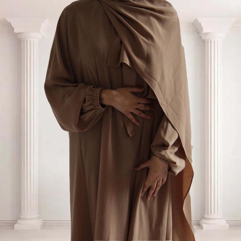 Xg2057 Cross-Border Women's Clothing Dress Middle East Turkey Hijab Robe Dress details Picture