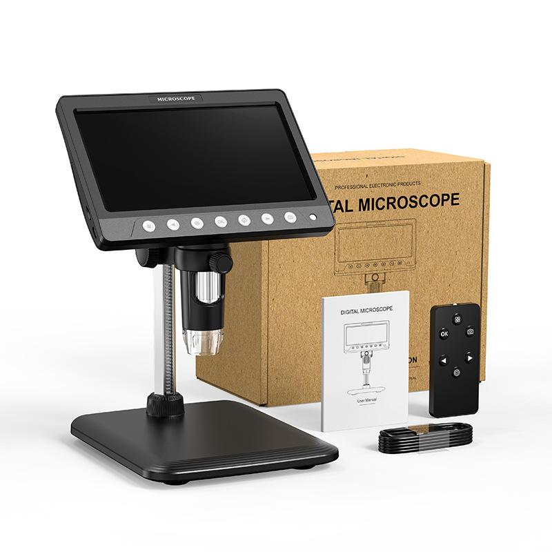 wifi integrated microscope with screen electron microscope hd cell phone microscope ultra-clear microscope with screen