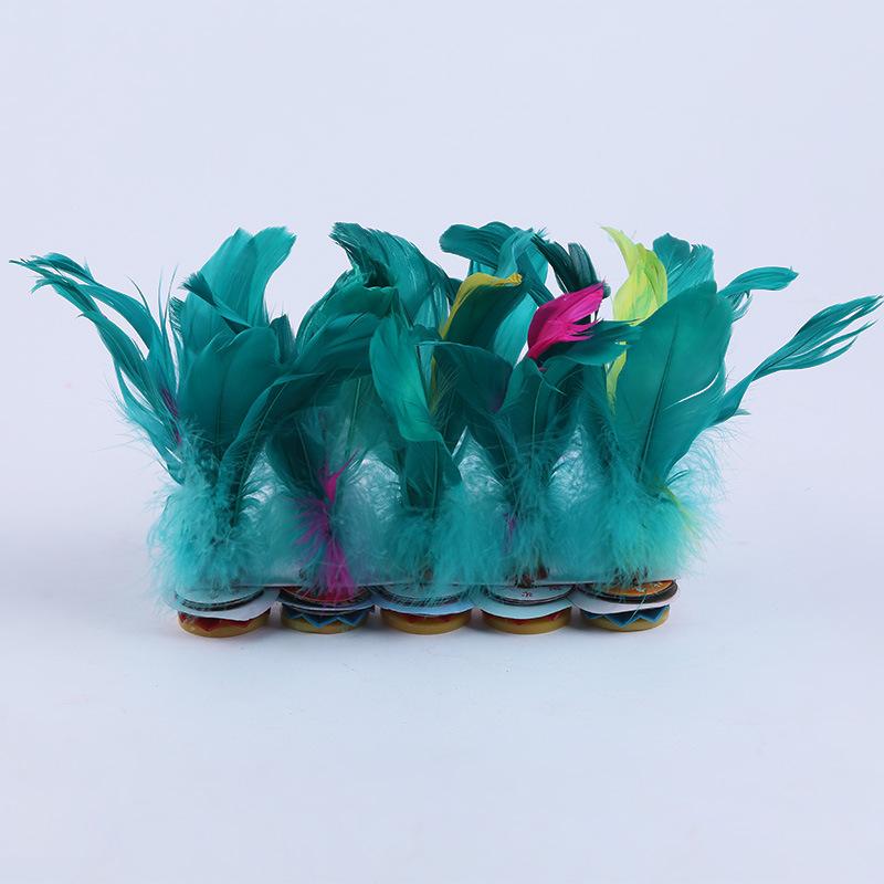 supply shuttlecock big flower competition shuttlecock kick-resistant key goose feather beef tendon bottom handmade student lotus shuttlecock ball details Picture