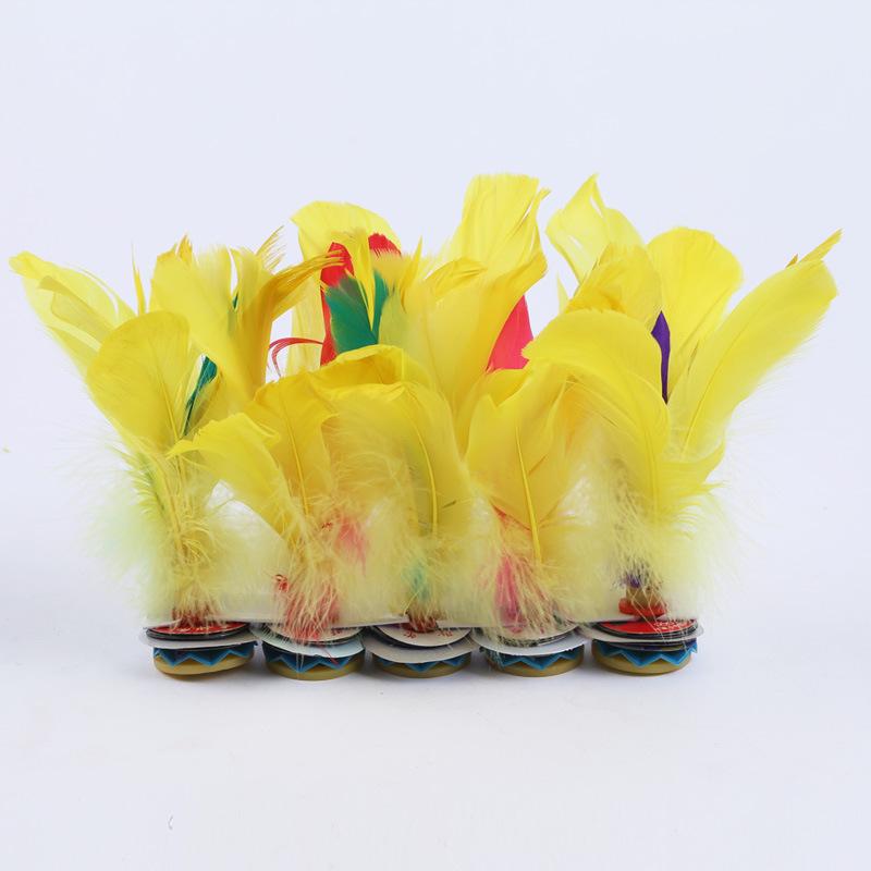 supply shuttlecock big flower competition shuttlecock kick-resistant key goose feather beef tendon bottom handmade student lotus shuttlecock ball Specification drawing