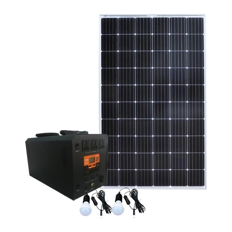 13594 Solar Power Generation System 300-2000w Small Generator Module-Photovoltaic 220V Standby Power Supply details Picture