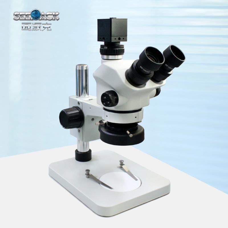 hd stereo microscope video microscope binocular trinocular stereo anatomical microscope electronic component detection