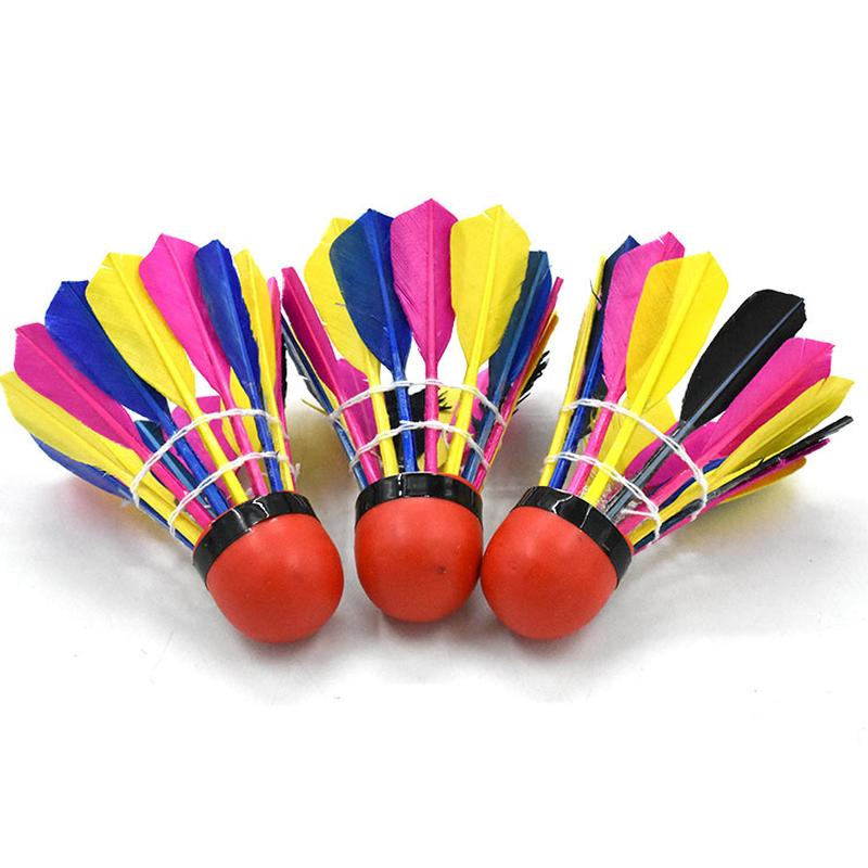 changfeng badminton novice exercise with light resistant to playing professional practice entertainment duck feather shuttlecock badminton wholesale Item Picture