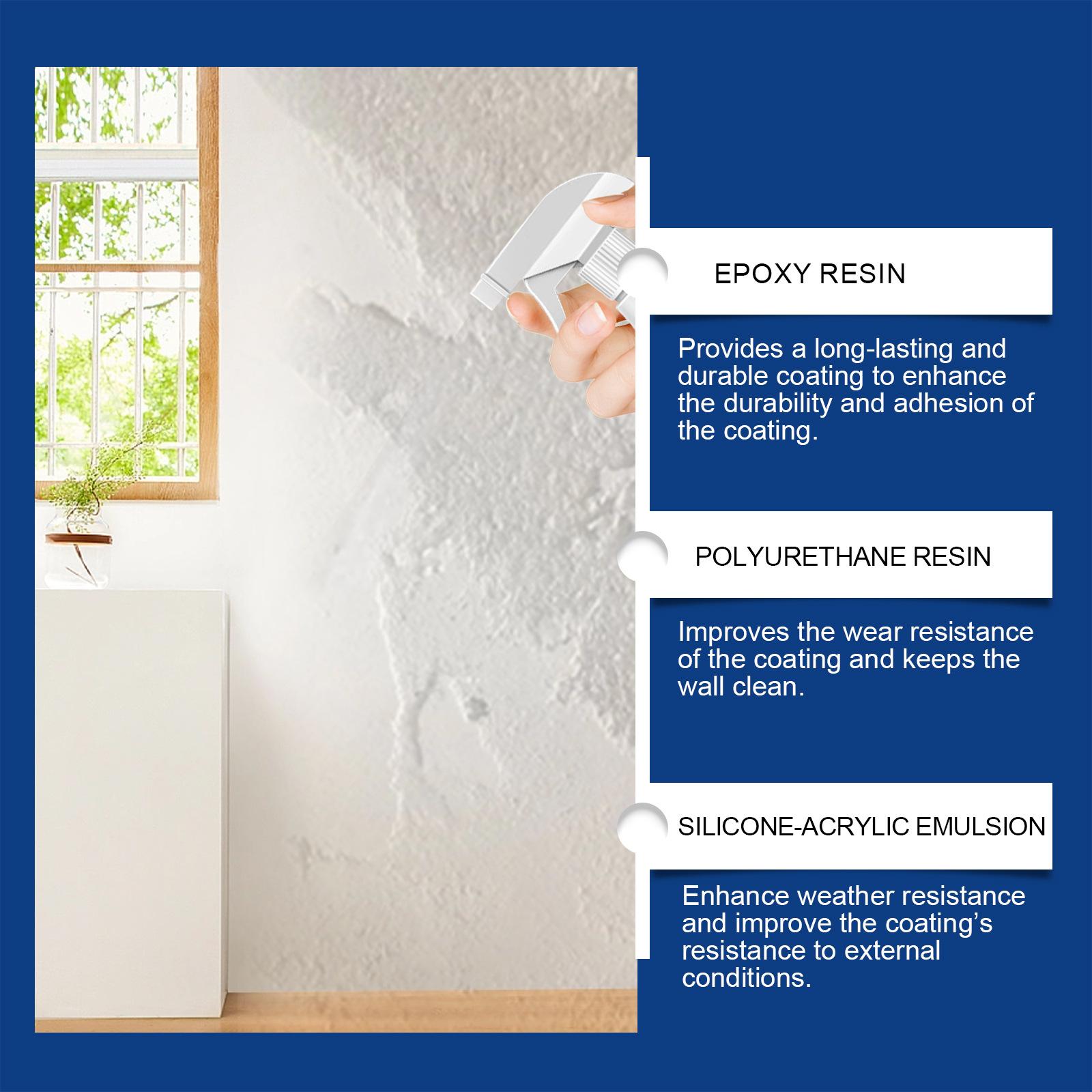 jaysuing wall repair spray paint decontamination waterproof sun-resistant paint renovation cover wall renovation spray details Picture