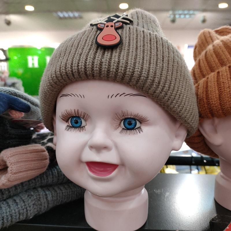 Spot Goods Model Road Children Mannequin Head Children Model Head Baby Mannequin Head Hat Mannequin Head Baby Mannequin Head