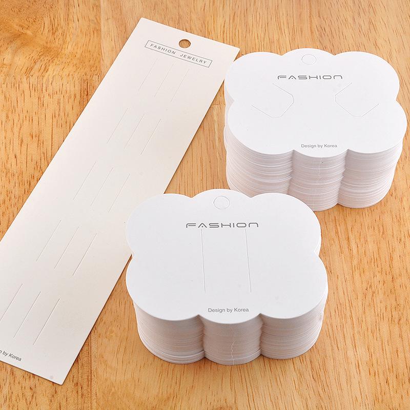 Barrettes Card Headband Hair Accessories Cardboard Spot Accessories Jewellery Packaging Bronzing Printing Logo Earrings Paperboard