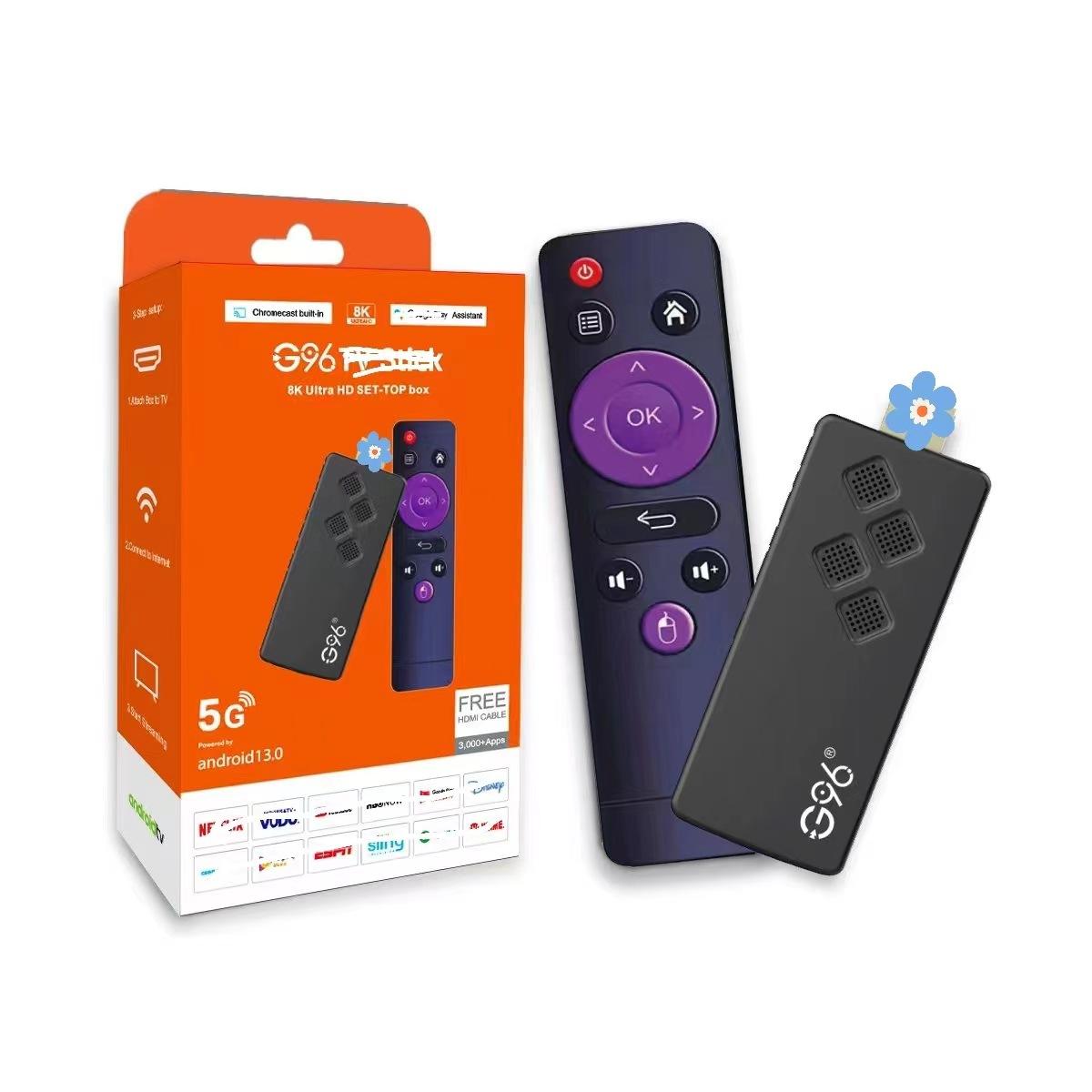 g96 tv set-top box atv system allwinner h313 dual wifi + bluetooth android 13 8k tv box Specification drawing