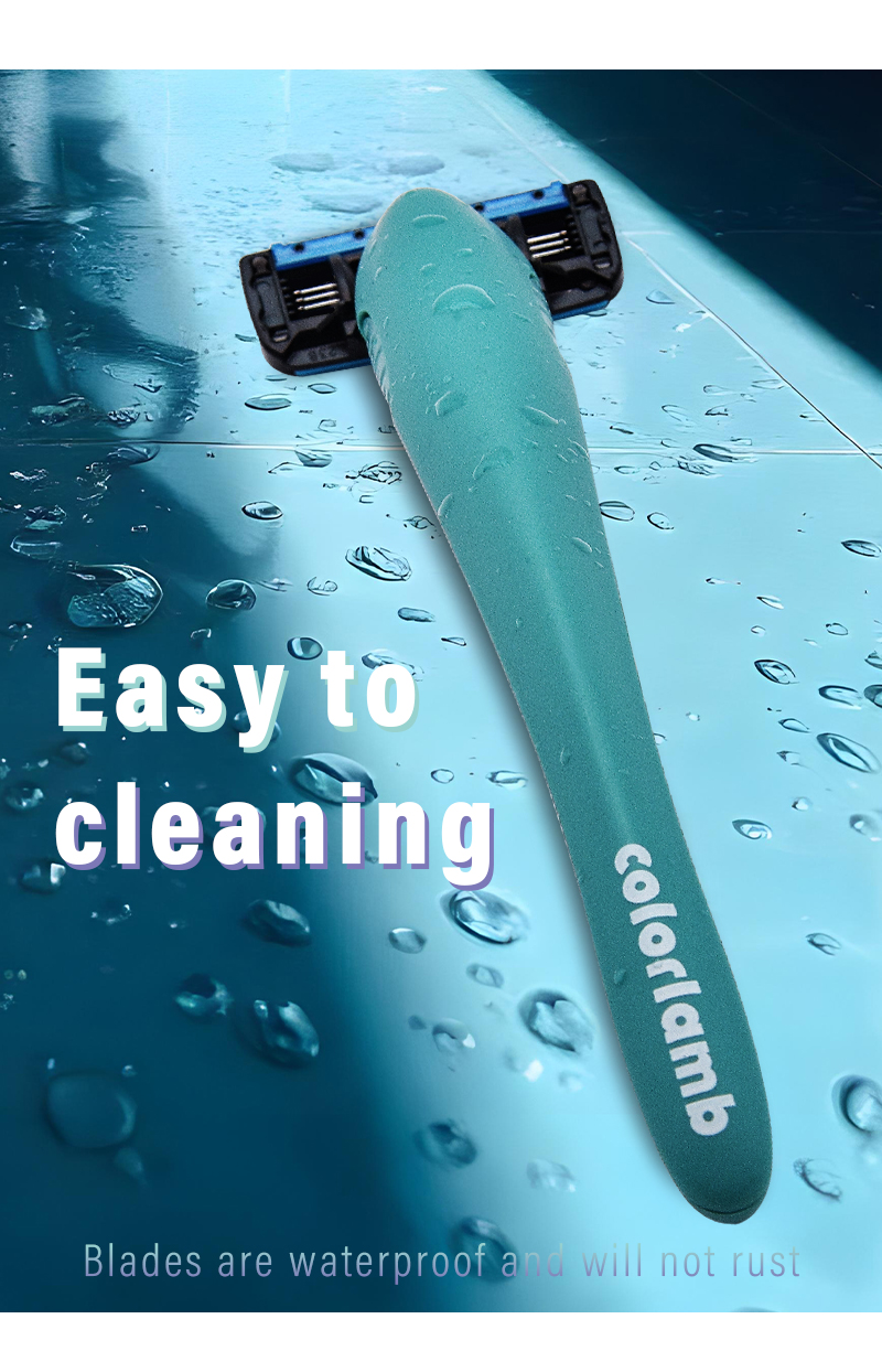 颜羊男士剃须刀3+1层进口刀头鲸鱼款剃毛神器手动刮胡刀带收纳盒详情5