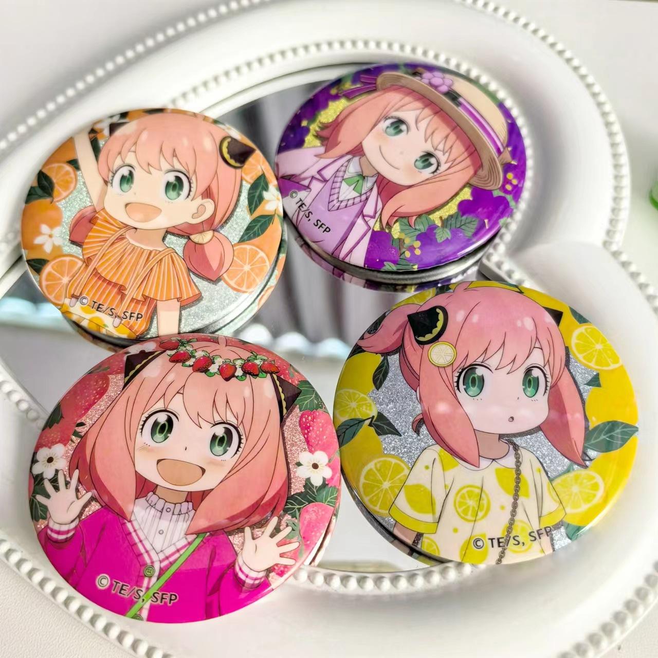 spy play house arnia silver onion bar badge cartoon peripheral cute secondary yuan badge tinplate brooch details Picture