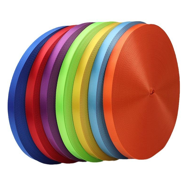 factory in stock supply imitation nylon dense grain ribbon color yarn strip luggage accessories outdoor supplies belt wholesale yiwu Item Picture