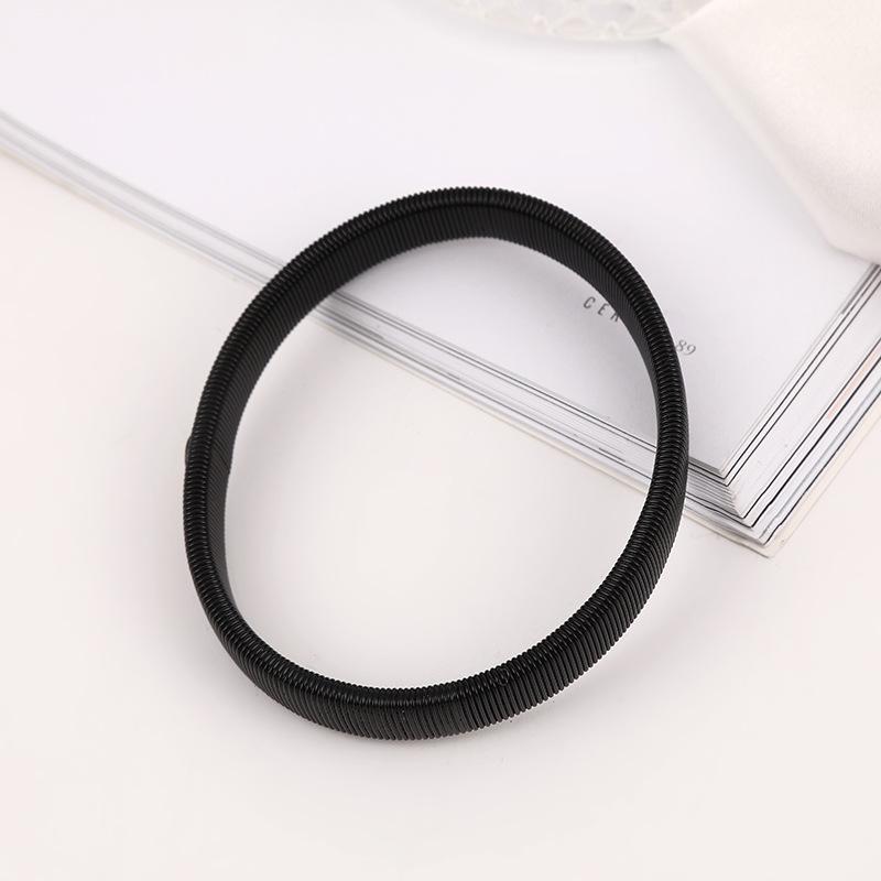 european and american fashion spring bracelet cross-border personality men's metal bracelet armband stretchable stretch armband accessories details Picture