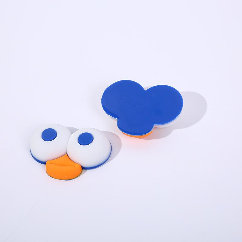 cartoon little duck eyes feet soft rubber ornament accessories diy hair ball ornaments matching semi-finished products accessories materials Item Picture