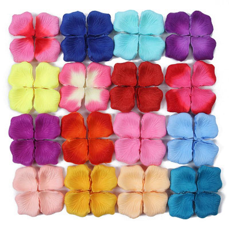 wholesale rose wedding petals for birthdays and valentine's days wedding decoration picture 100 pieces non-woven fabric rose petals Application Scenario