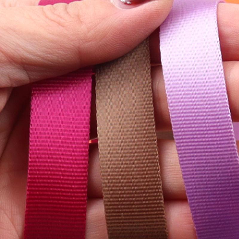 factory in stock supply imitation nylon dense grain ribbon color yarn strip luggage accessories outdoor supplies belt wholesale yiwu Application Scenario
