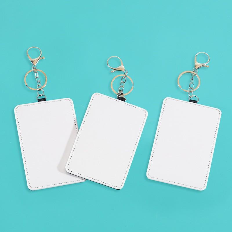 stall sublimation card holder portable work permit card holder printable picture card holder card holder keychain spot wholesale